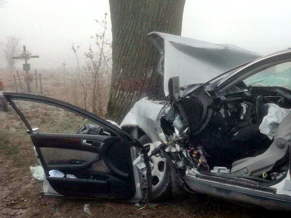 Dwie ofiary śmiertelnego wypadku na drodze między Lwówkiem a Opalenicą ! [AKTUALIZACJA]