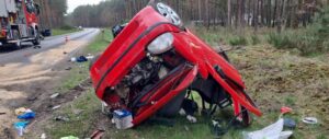 Tragiczny w skutkach wypadek na DW305 w miejscowości Boruja Nowa [AKTUALIZACJA]