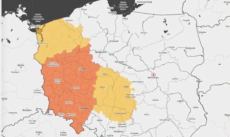 Urząd Wojewódzki ostrzega przed ulewami!
