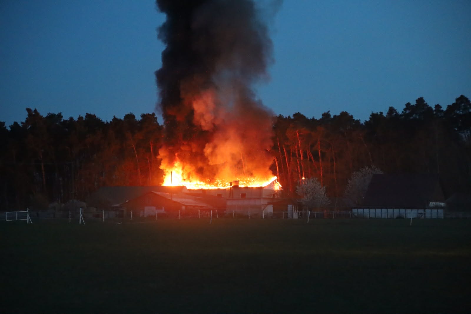 Pożar budynku mieszkalnego w Zdroju pod Grodziskiem Wielkopolskim