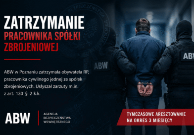 Zatrzymanie obywatela RP, pracownika cywilnego jednej ze spółek zbrojeniowych Zatrzymanie obywatela RP, pracownika cywilnego jednej ze spółek zbrojeniowych