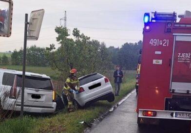 Zderzenie dwóch pojazdów na ulicy Mahle w Krotoszynie. Zderzenie dwóch pojazdów na ulicy Mahle w Krotoszynie.