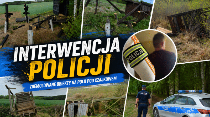 Uszkodził kilkanaście ambon myśliwskich. Usłyszał zarzuty
