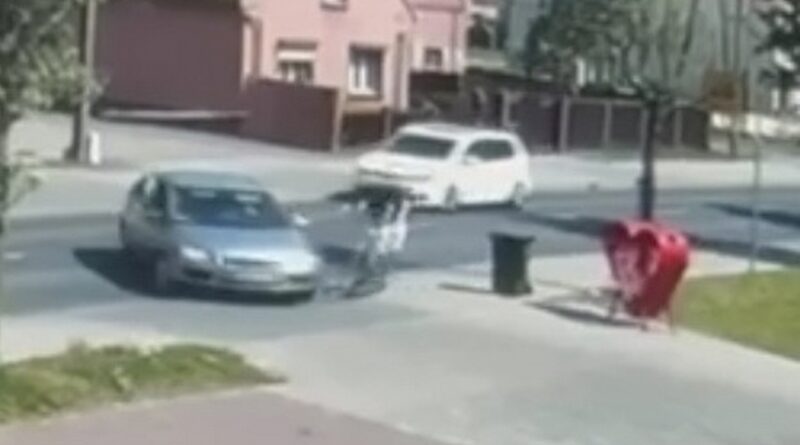 Nastolatek na hulajnodze zderzył się z samochodem