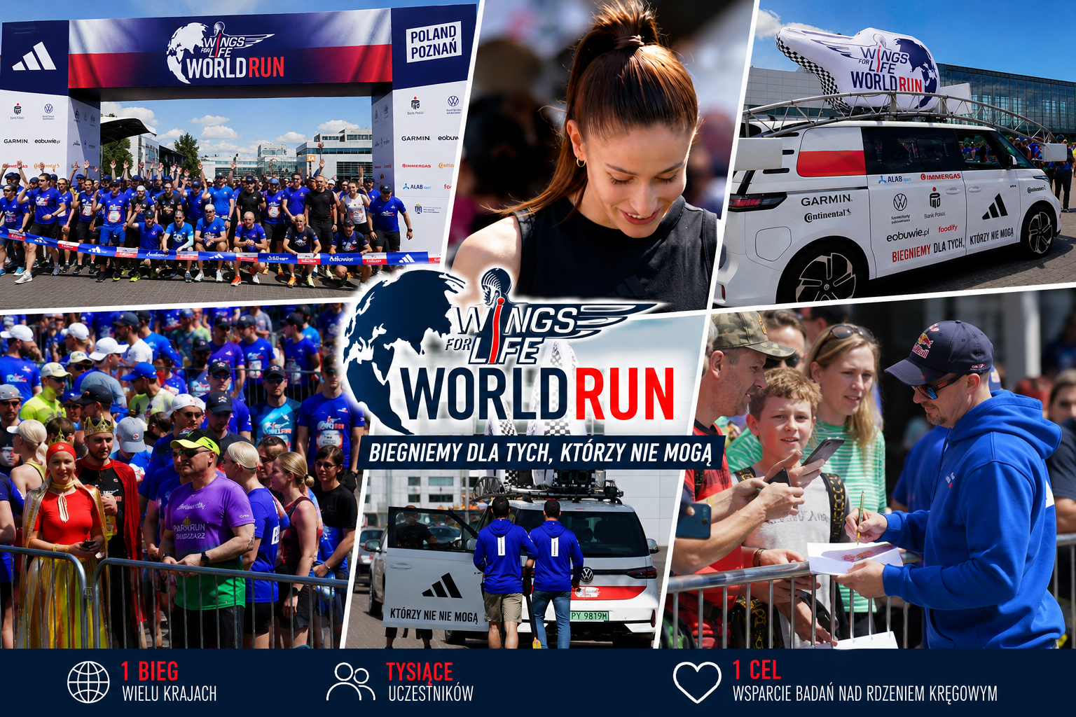 TŁUMY OPANOWAŁY POZNAŃ! Wings for Life World Run 2026 poruszył tysiące serc! [ZDJĘCIA, FILM]