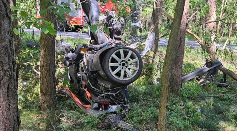 Tragiczny wypadek na DP 4581