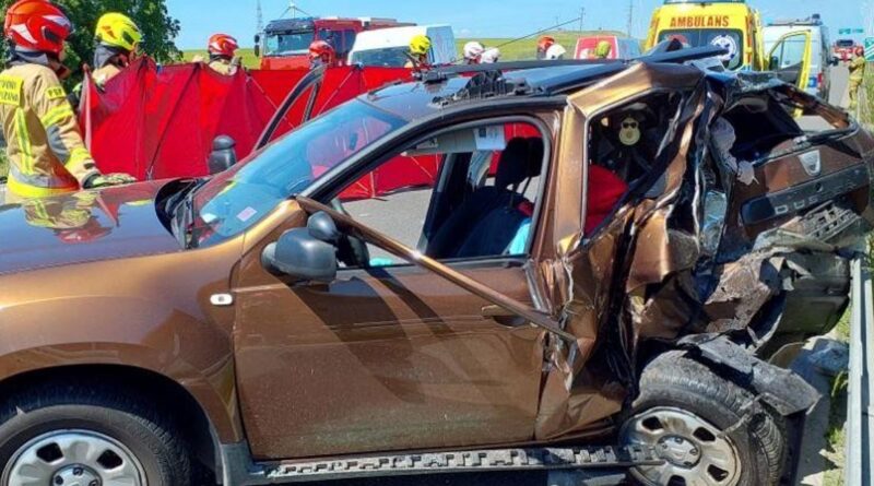Śmiertelny wypadek na drodze ekspresowej S11 Śmiertelny wypadek na drodze ekspresowej S11