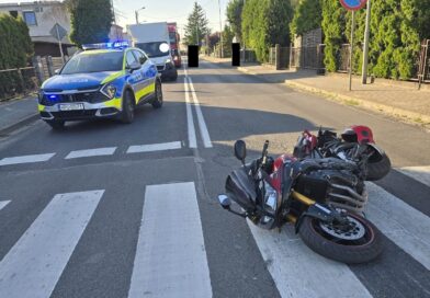 Wypadek w Szamotułach, kierujący przewieziony do szpitala