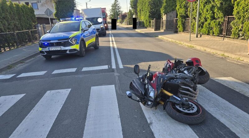 Wypadek w Szamotułach, kierujący przewieziony do szpitala