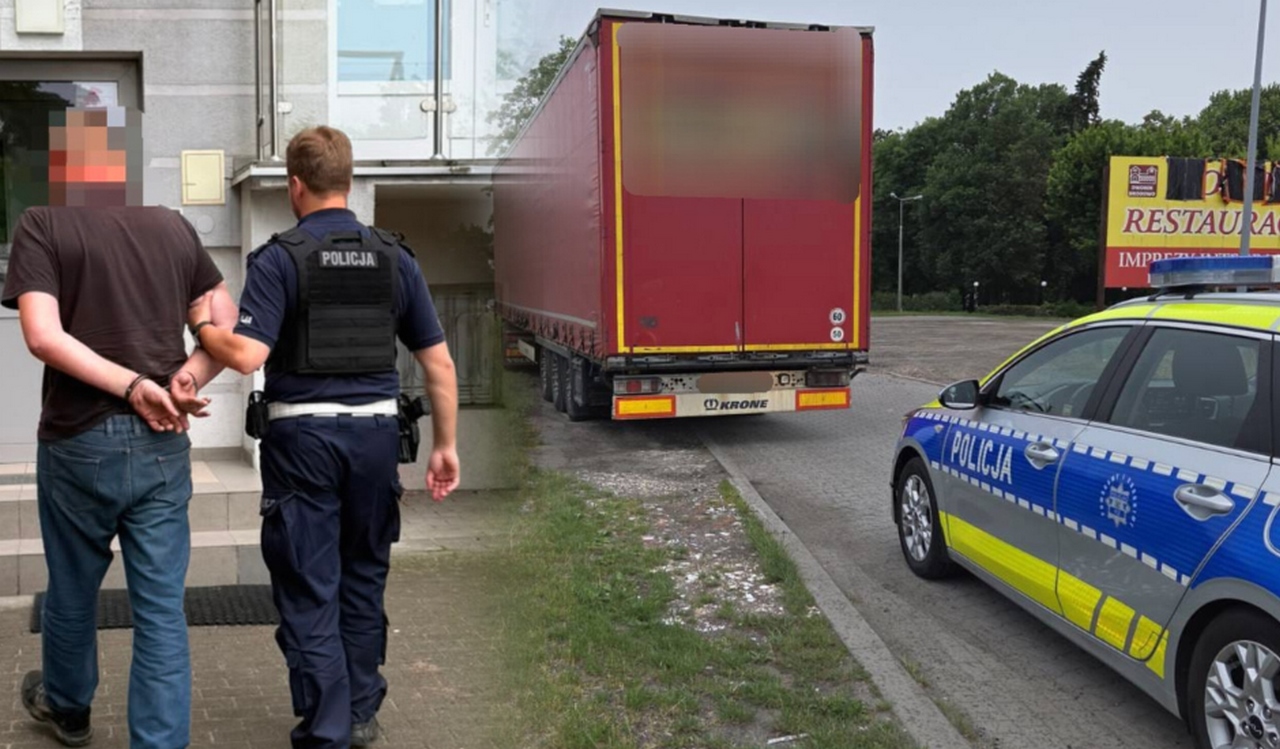 Dzięki reakcji świadka zatrzymano nietrzeźwego kierowcę ciężarówki