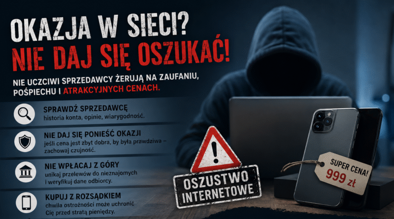 Zaliczka wpłacona, telefonu brak. 29-latek z powiatu nowotomyskiego usłyszał 144 zarzuty !