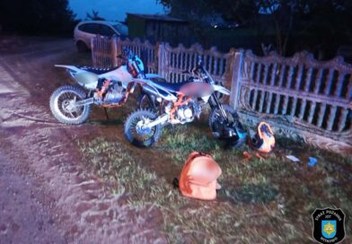 Poważny wypadek nastolatków na motocyklach. LPR nie zdołał dolecieć