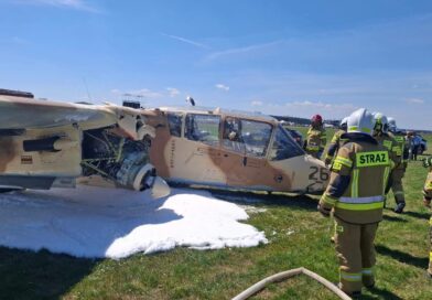 Chwile grozy na lotnisku. Pilot posadził samolot bez wysuniętego podwozia Chwile grozy na lotnisku. Pilot posadził samolot bez wysuniętego podwozia