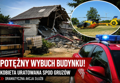 Dramatyczna walka o życie po wybuchu. Kobieta uratowana spod gruzów