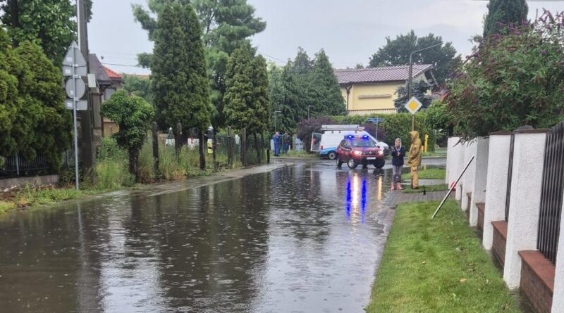 Interwencje związane z opadami deszczu Interwencje związane z opadami deszczu