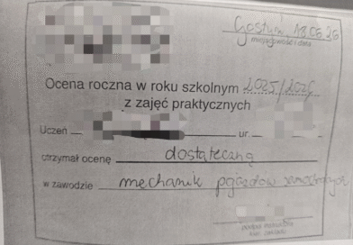 Posłużył się podrobionym dzienniczkiem zajęć praktycznych Posłużył się podrobionym dzienniczkiem zajęć praktycznych