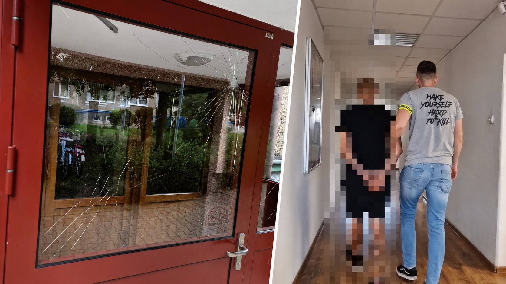 42-latek z zarzutami za groźby karalne i dewastację mienia o charakterze chuligańskim