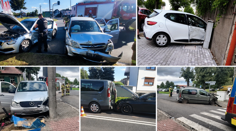 Seria zdarzeń drogowych na terenie powiatu grodziskiego Seria zdarzeń drogowych na terenie powiatu grodziskiego