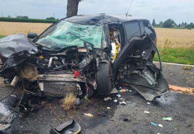Tragiczny wypadek na trasie Wronki-Sieraków, nie żyje młody mężczyzna Tragiczny wypadek na trasie Wronki-Sieraków, nie żyje młody mężczyzna
