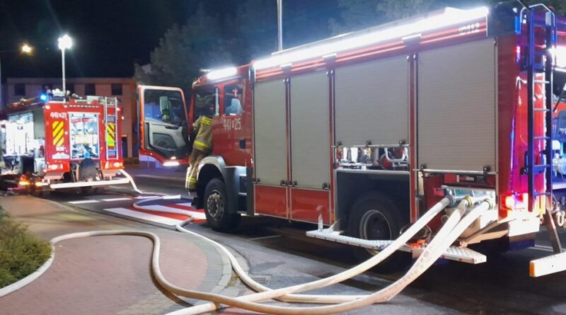 Pożar w Grodzisku Wielkopolskim Pożar w Grodzisku Wielkopolskim