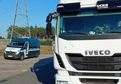 Wpadka łotewskiego kierowcy na A2 Wpadka łotewskiego kierowcy na A2