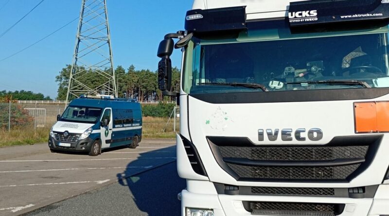 Wpadka łotewskiego kierowcy na A2 Wpadka łotewskiego kierowcy na A2