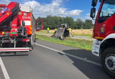 UWAGA! Wypadek na dk92 między Lwówkiem, a Pniewami. Lądował LPR UWAGA! Wypadek na dk92 między Lwówkiem, a Pniewami. Lądował LPR