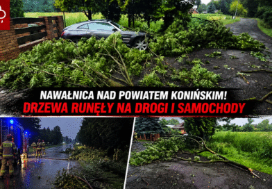 Nocna nawałnica uderzyła w Wielkopolskę. Strażacy ruszyli do akcji. Nocna nawałnica uderzyła w Wielkopolskę. Strażacy ruszyli do akcji.