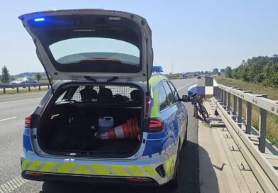 ROWEREM NA S5! 67-latek pomylił zjazd i przejechał ekspresówką 4,5 kilometra