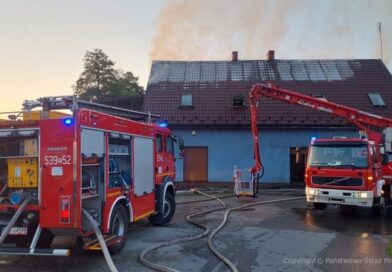 Pożar budynku w miejscowości Chojnik Pożar budynku w miejscowości Chojnik