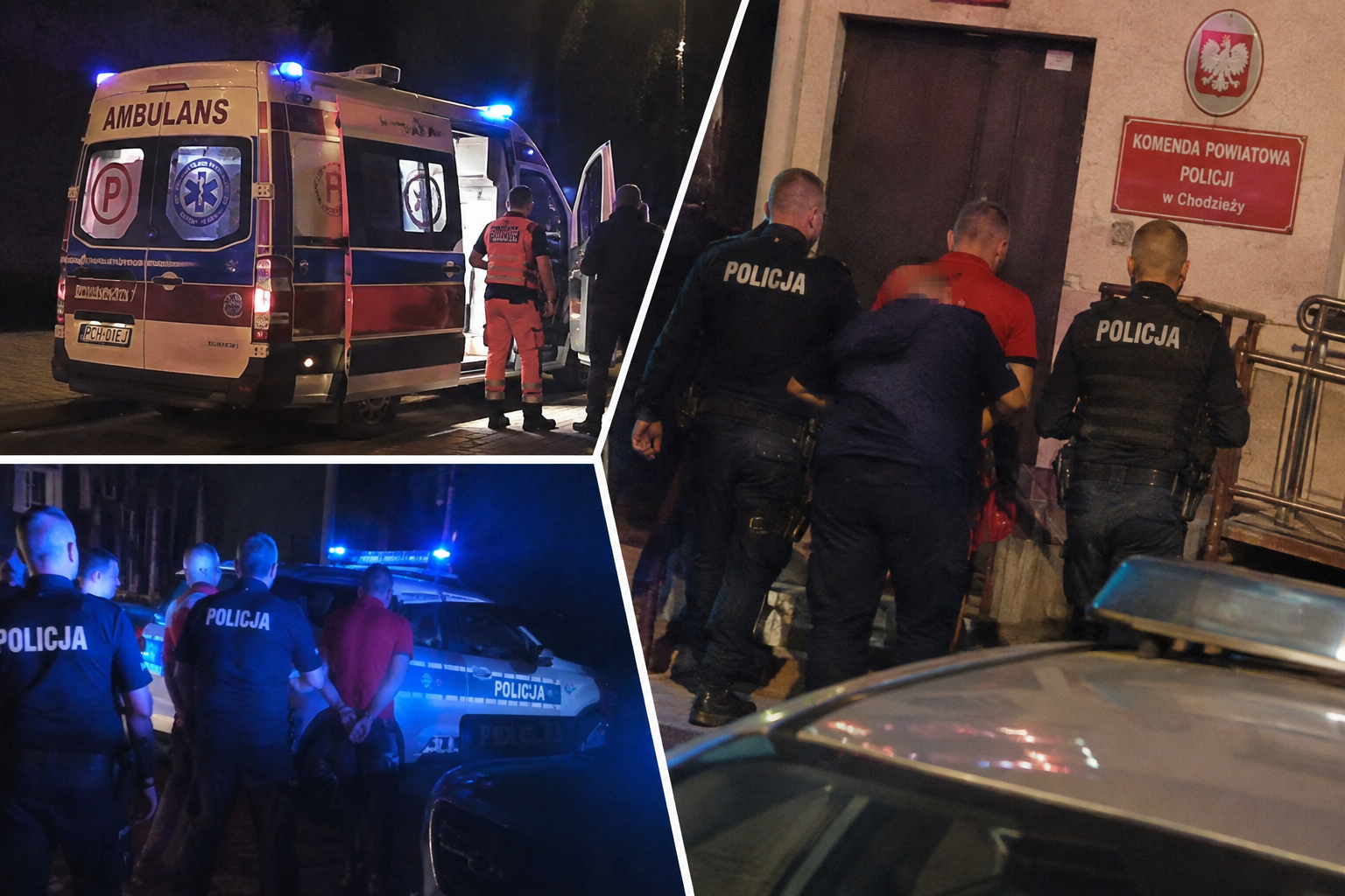 Najpierw zaatakował ratowników, później policjantów. Prokuratura podjęła zdecydowane działania