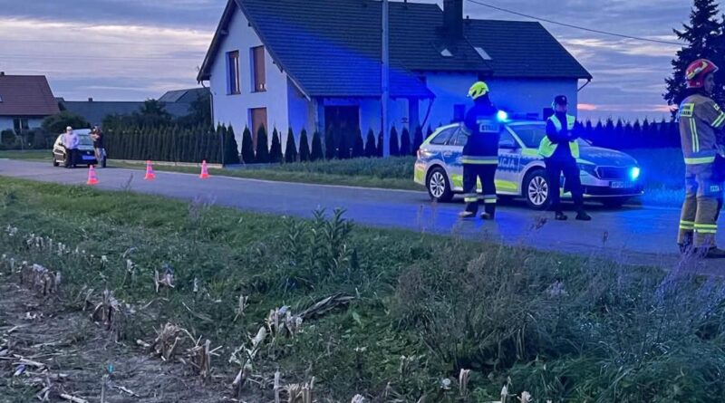 Motocyklistka wypadła z drogi i uderzyła w ogrodzenie. Lądował śmigłowiec LPR Motocyklistka wypadła z drogi i uderzyła w ogrodzenie. Lądował śmigłowiec LPR