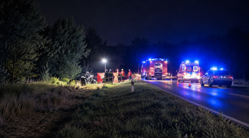 Nocna tragedia w Wielkopolsce. Nie żyje 18-latka. Pojazd wypadł z drogi Nocna tragedia w Wielkopolsce. Nie żyje 18-latka. Pojazd wypadł z drogi