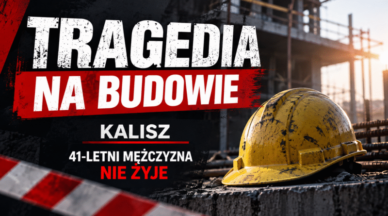 Tragiczny finał wypadku na budowie! 41-letni mężczyzna nie żyje