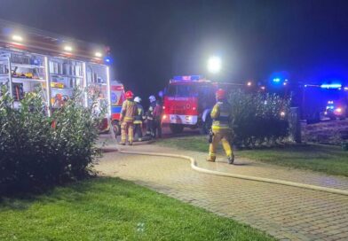 Pożar kotłowni w budynku mieszkalnym. Dwie osoby poszkodowane. Pożar kotłowni w budynku mieszkalnym. Dwie osoby poszkodowane.