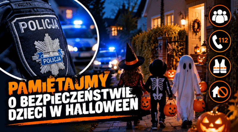 Pamiętajmy o bezpieczeństwie dzieci w Halloween Pamiętajmy o bezpieczeństwie dzieci w Halloween