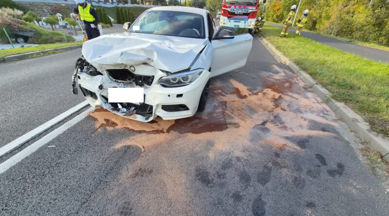 Groźne zderzenie dwóch samochodów w Obrzycku! 21 ratowników w akcji, mężczyzna trafił do szpitala Groźne zderzenie dwóch samochodów w Obrzycku! 21 ratowników w akcji, mężczyzna trafił do szpitala