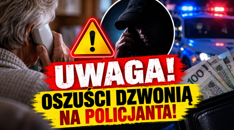 PILNE! Oszuści podszywają się pod policjantów! Fala niepokojących telefonów w Wielkopolsce PILNE! Oszuści podszywają się pod policjantów! Fala niepokojących telefonów w Wielkopolsce